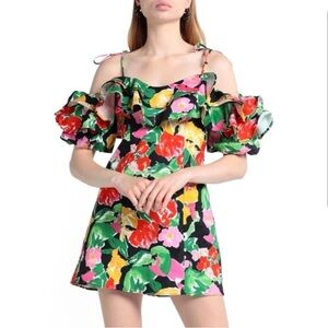 Topshop Multicolor Floral Dress